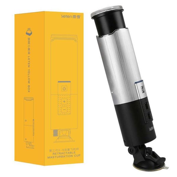 

leten thunderstorm pistons x9 third generation telescopic aircraft cup handselectric male automatic device factory sale