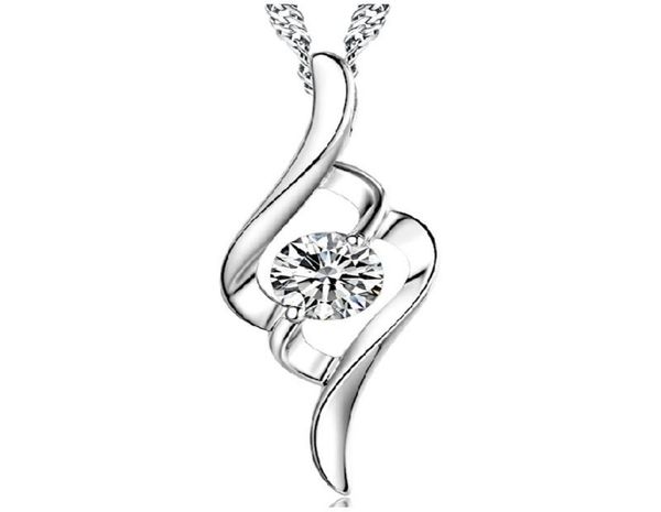 

925 sterling silver items crystal jewelry pendant statement necklaces wedding vintage elegant charms 2864309