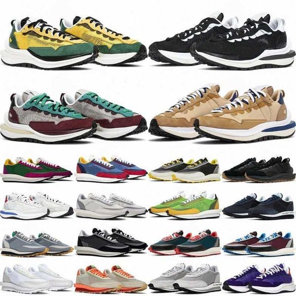 

designer sacais vaporwaffle ld waffle casual shoes men black sail gum sesame blue void game royal tour yellow pine green white nylon mens tr