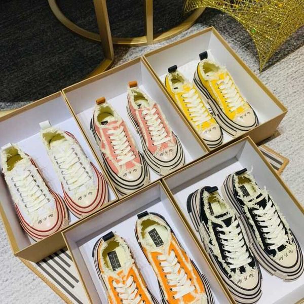

thick soled canvas shoes for women new korean version xia chaoliu yu wenle same style ins vanness wu vulcanized beggar shoes for men and wom, Black