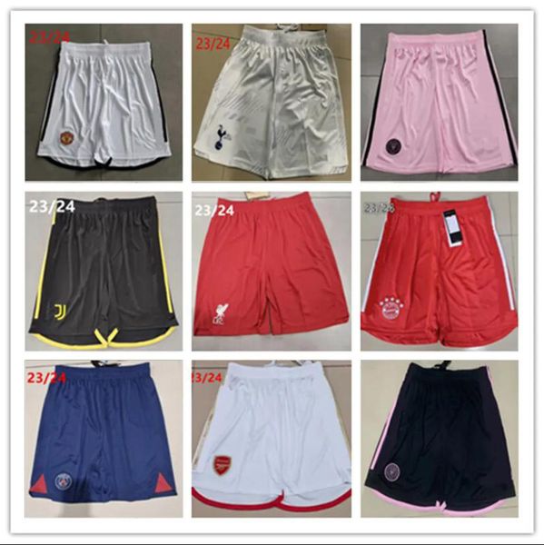 

thai quality men short 2023 2024 mens soccer shorts football jersey pour hommes sales, Black;red