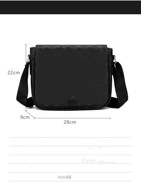 

new handbags men's bag cross-body bag designer shoulder black color fashion classic retro briefcase high quality