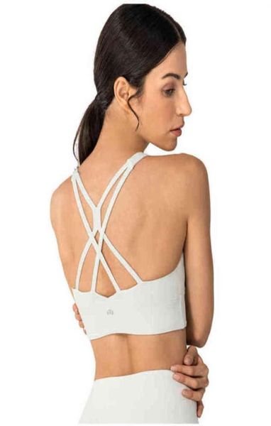 

lu bras brand sports underwear women039s cross back elastic fitness bra shockproof gathered yoga vest luds131 ktwh7755397, Red;black