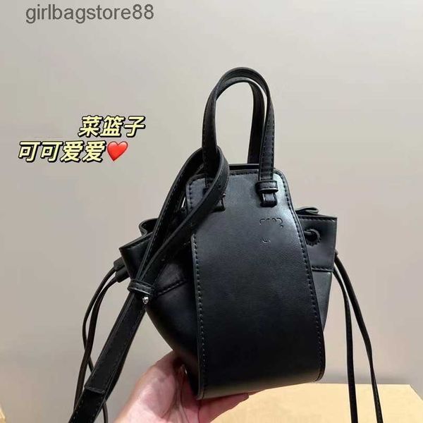

women's bags mini hammock leather loewsbag girl crossbody cool strap drawstring bucket bag designer fashion tote one shoulder handheld