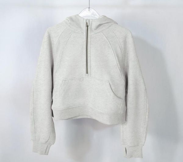 

sweatshirt womens hoodie hoodies hoody designer for women sweat shirt pullover long sleeve half zipper intensificat5619611, Black