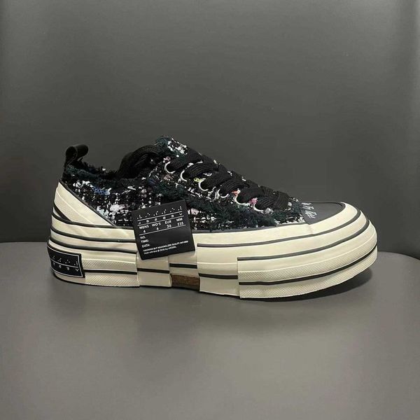 

vanness wu's same xvessl small fragrance black sequin lovers' version shoes