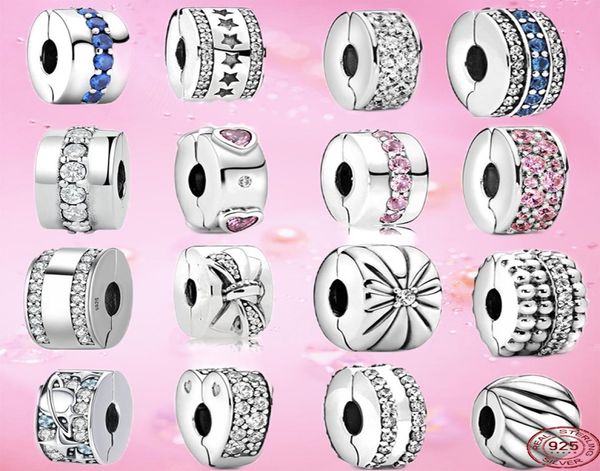 

925 silver fit charm 925 bracelet shining clips bead charms charms set pendant diy fine beads jewelry3817093, Bronze;silver