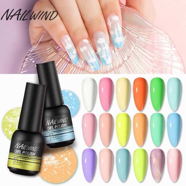 

nail gel nailwind gel nail polish gel semi permanent nail polish coat 8ml varnish hybrid primer uv led esmaltes art manicure nail gel 230706, Red;pink
