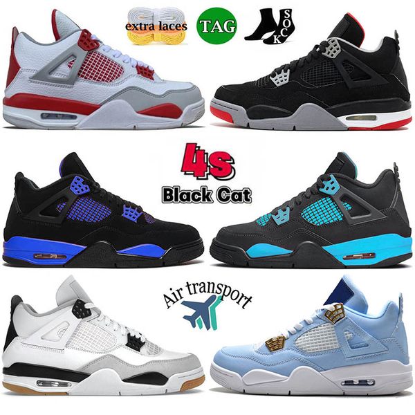 

jumpman 4 basketball shoes 4s military black cat midnight navy craft pn dust red cement thunder sail university blue violet ore womens sneak