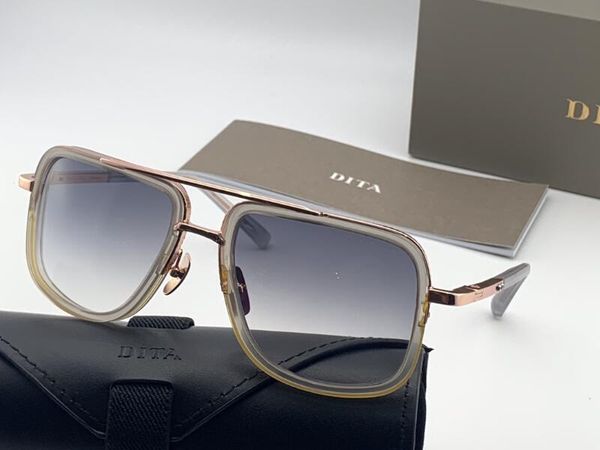 

realfine 5a eyewear dita mach-one drx-2030 luxury designer sunglasses for man woman with glasses cloth box, White;black