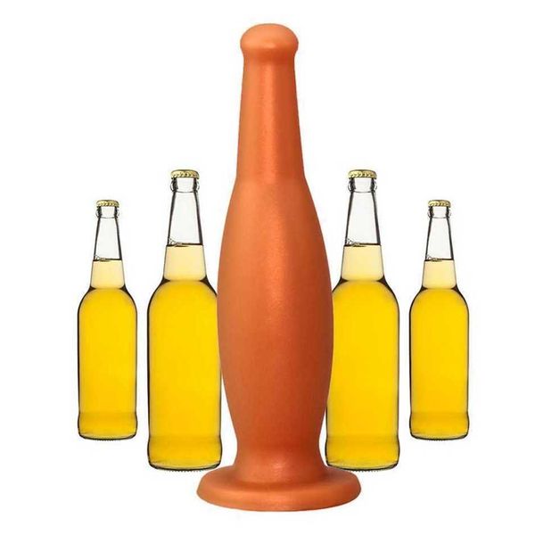 

3-sizes bottle shape huge dildo anal plug soft artificial penis with strong sucker female vagina stimulator toys for couples 70% outlet stor