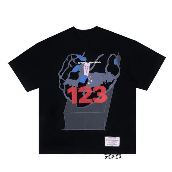 

printed t shirt plus tees fashion apparel 2023ss men women, Black;brown