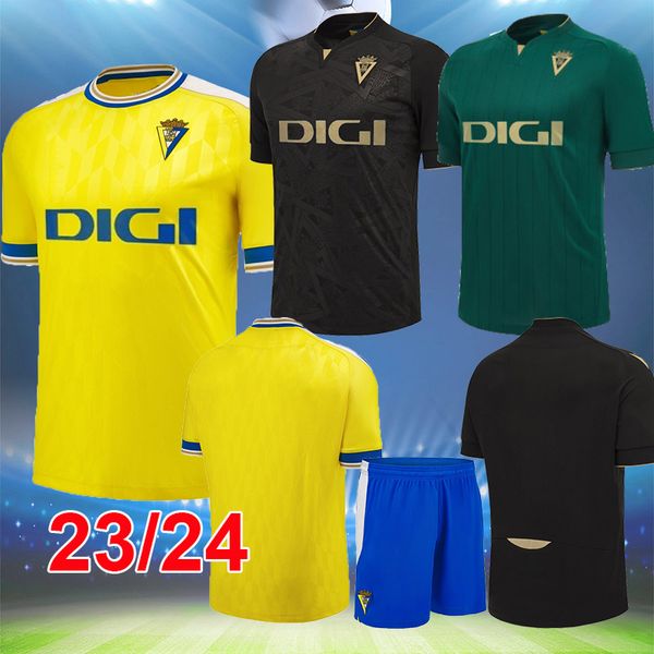 

2023 2024 cadiz soccer jerseys cadiz cf camiseta a liga 23 24 lozano alex camisetas de futbol bodiger juan cala away home t.bongonda sobrino, Black;yellow
