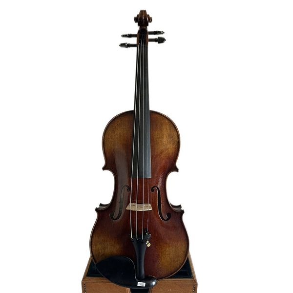 

master 4/4 violin stradi model 1pc flamed maple back spruce hand made k3131