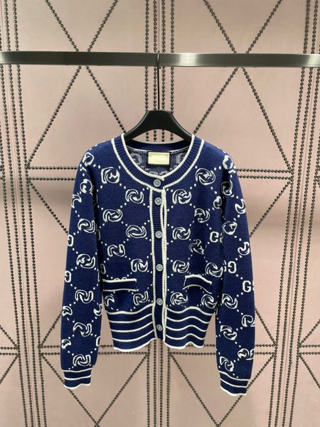 

autumn winter women cardigan knitted sweater jacket letter pattern fashion knit cardigans coat lady loose sweaters 2023, White;black