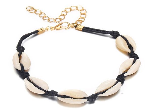 

fashion natural cowrie shell handmade weave friendship bracelet women accessories ladies bandle bracelets jewelry gifts ho1856781, Black