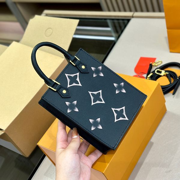 

designer bags luxury the tote bags mini women handbags embossed fashion shoulder bag with handle crossbody bags genuine leather clutch purse