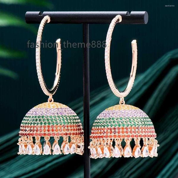 

dangle earrings missvikki trendy big drop for women wedding cubic zircon dubai bridal costume jewelry daily party, Silver