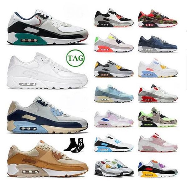 

eur 40-45 men women running shoes designer og bred am total be true camo green grape infrared london men trainers sneakers big size 46