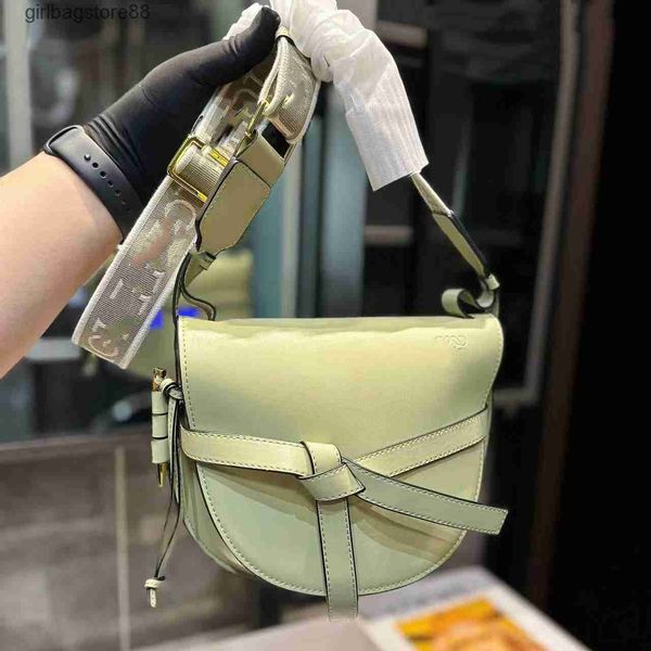

gates gate girl bag designer loewsbag bags cool women's saddle mini bow cowhide one shoulder straddle crossbody handbags pjac