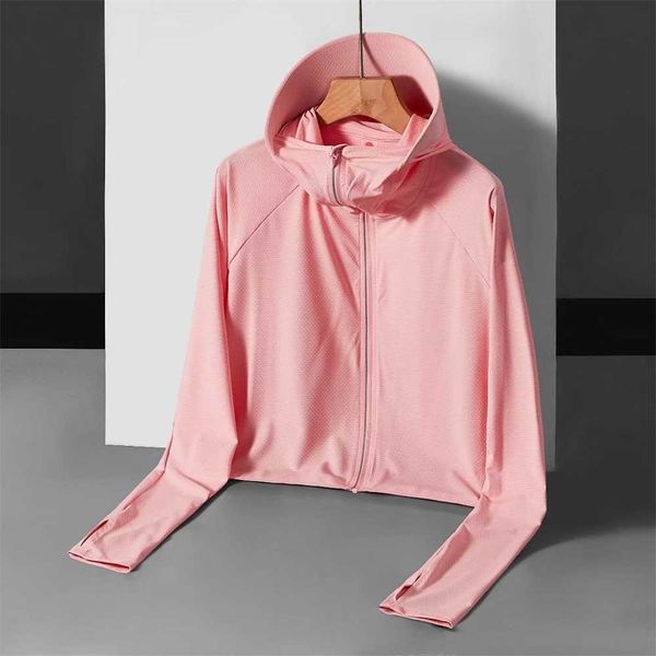 

upf50+sun protection clothing can be printed for women in summer, with thin breathable and uv resistant outdoor new ice silk sun men3mwt, Black