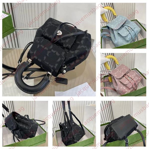 

women coac bag backpack designer riya 21 knapsack handbag denim classic logo tannin clutch tote lady 4a shoulder crossbody bags wallet hobo