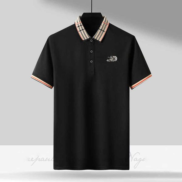 

casual tee mens polo shirt designer t shirt embroidery business shirts cotton sweatshirt summer short sleeved tshirt luxury men's cloth, White;black