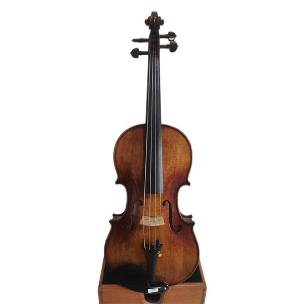 

master 4/4 violin stradi model flamed maple back spruce hand made k3009