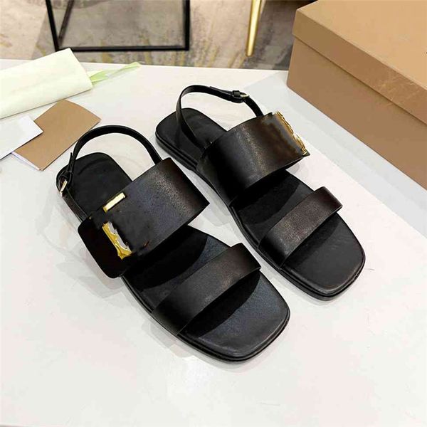 

fashion sandals luxury design 2023 qq women's high heels business work leather canvas casual student sandals 01-06, Black