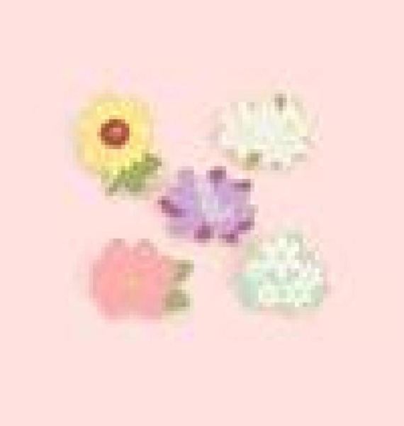 

backyard garden enamel pins custom plants lily daisy lilac brooches lapel badges bag cartoon jewelry gift for friends5437766, Blue