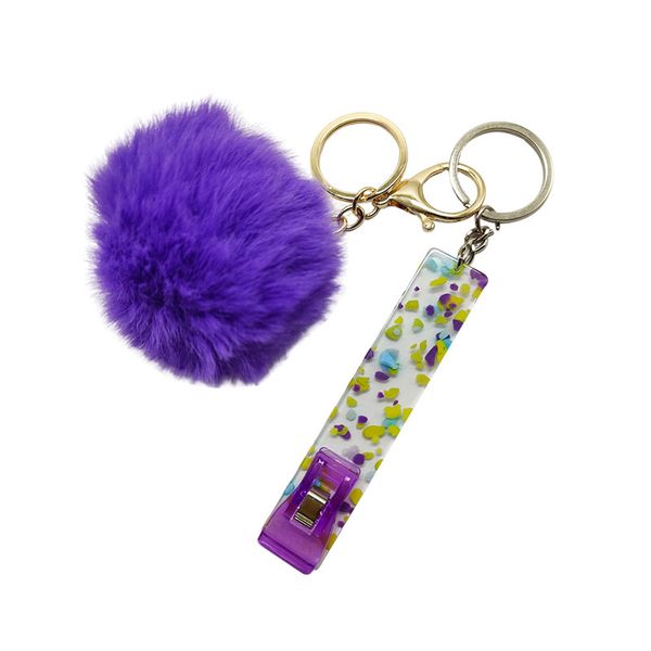 

15 custom logo atm card grabber acrylic material acrylic keychain card puller credit card grabber for long nails, Silver