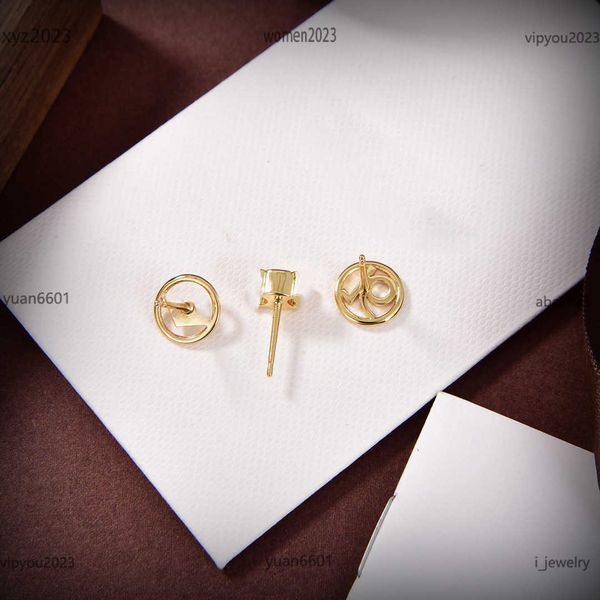 

women designer earrings jewelry gold three in one earrings logo digital design ear studs #including box new arrival, Golden;silver