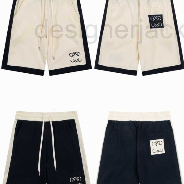 

men's shorts designer trendy mens shorts summer loose five-point pants men women fashion waffle letter embroidery wide-leg stretch swea, White;black