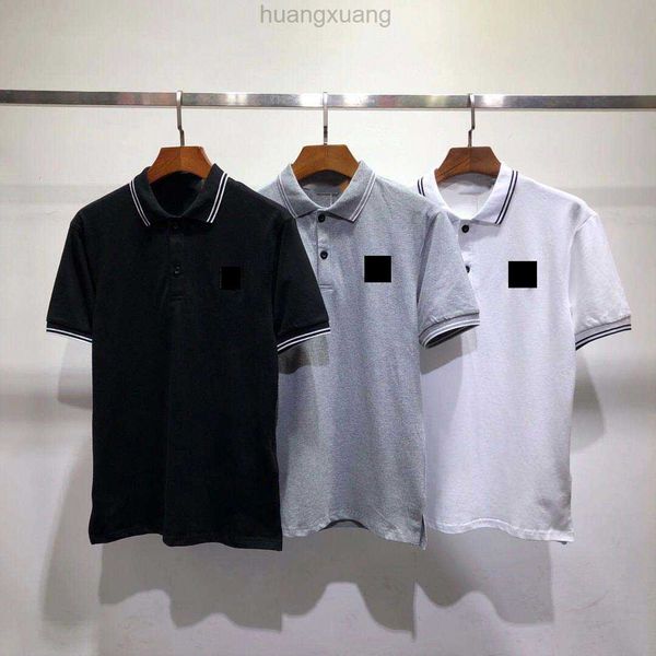 

designer mens polo t-shirts casual fashion pure cotton embroidery black and white blue multi-color mens and womens t-shirt size m-2xl, White;black