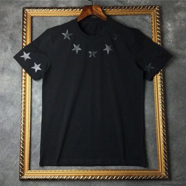 

men's t-shirts summer luxury designer black t shirt for men harajuku simple fashion t shirt short sleeve cotton casual tshirts male loo, White;black