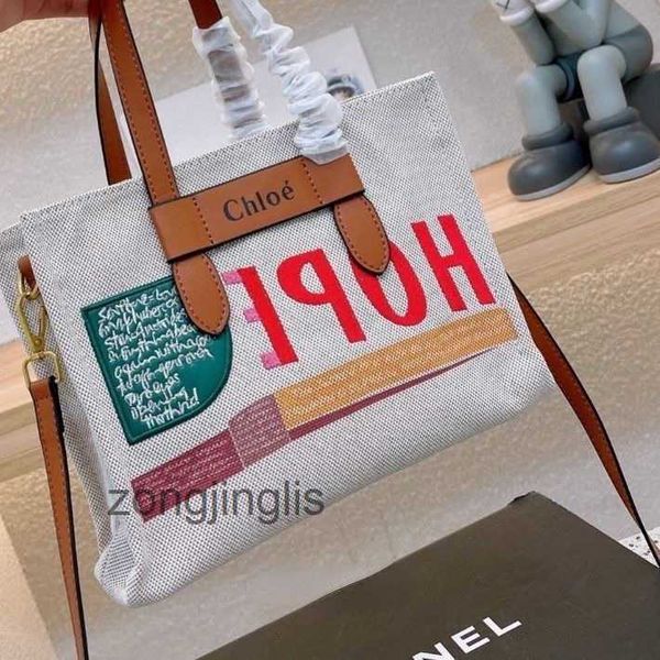 

bags designer cloe handbag woody tote bag hands 2023 outlet summer tote canvas female commuting larg 0pll