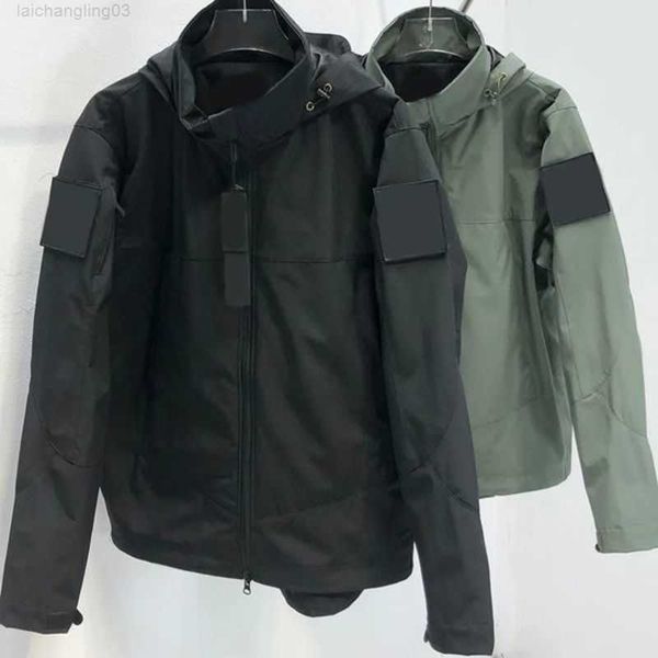 

toney designer mens jackets island armband ghost series jacket fashion trend stone coat colowuzm, Black;brown