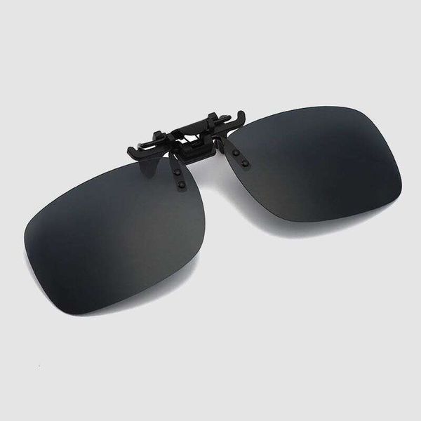 

sunglasses men's flip large frame, ultra light sunglasses clip, uv polarized light resistant, White;black