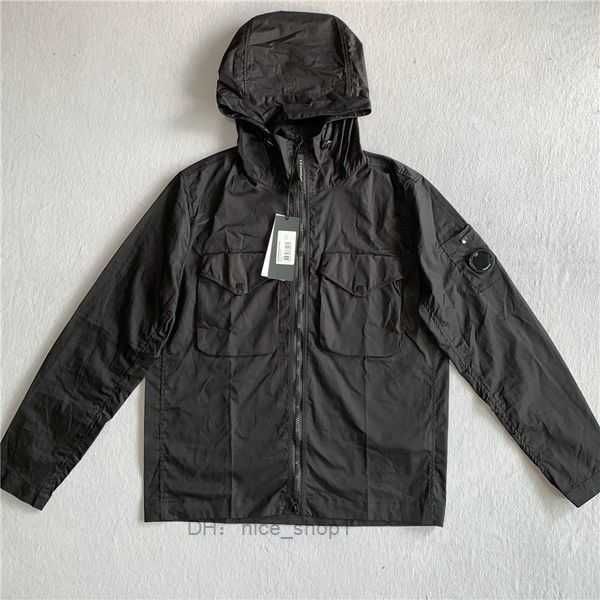 

new cp popular jackets gabardine full zip overshirt long 2 vukg, Black;brown