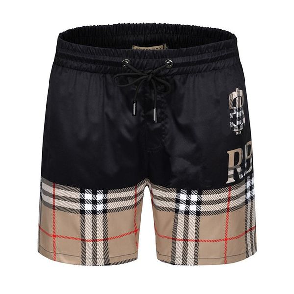 

men's summer designer shorts fashion loose swimwear women's street wear quick drying swimwear plaid beach pants m-3xl, White;black