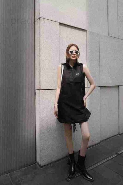 

basic & casual dresses designer 2023 women's hooded half zip dress chest print for women skirts ladies party night club sml zwpu, Black;gray