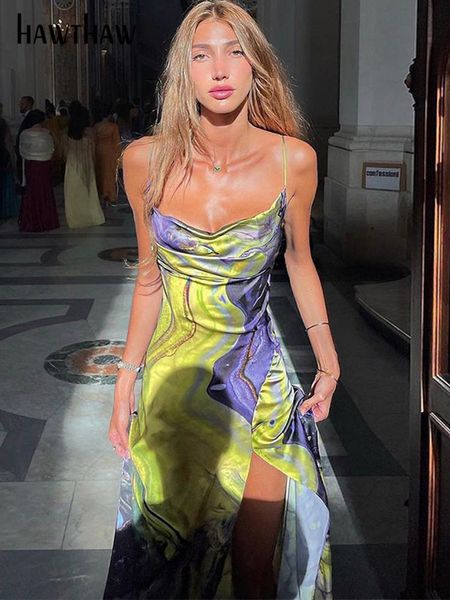 

basic casual dresses hawthaw women elegant printed streetwear party club birthday bodycon long dress summer autumn wholesale items for busin, Black;gray