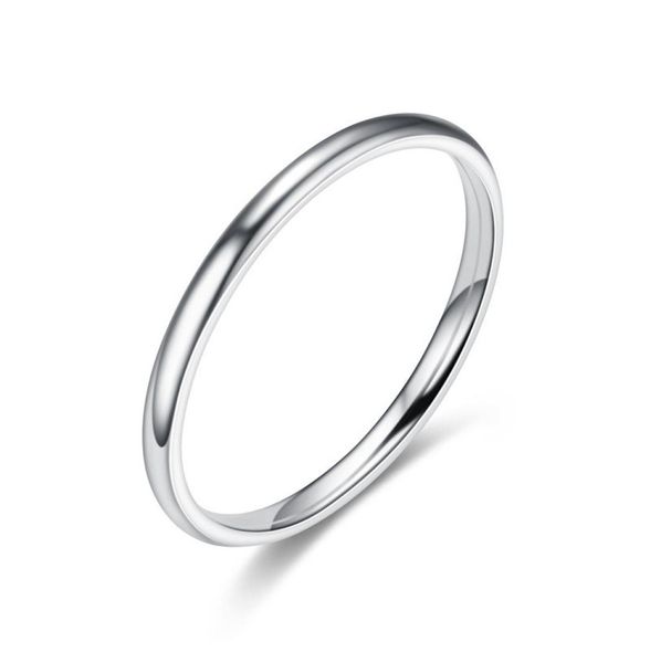 

simple thin stainless steel glaze band ring gold rainbow tail rings fashion jewelry for women will andy sandy5966588, Silver