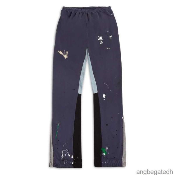 

men's pants galleries dept designer sweatpants sports painted flare pant, Black