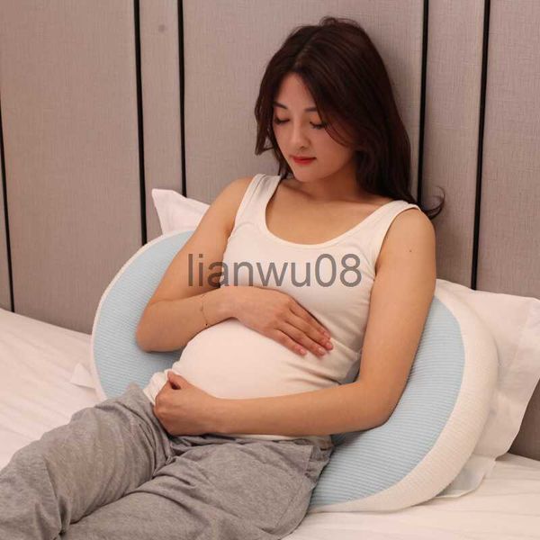 

maternity pillows multifunction pure cotton sleeping support pillow for pregnant women ushape color matching pregnancy side sleeper waist pi