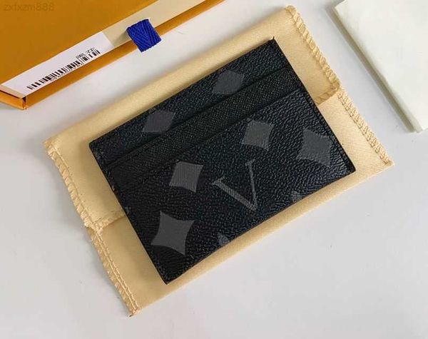 

designer card holder wallet men women credit purse short clutch bag with box
