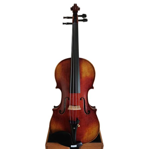 

master 4/4 violin solid flamed maple back spruce complete hand made k2912