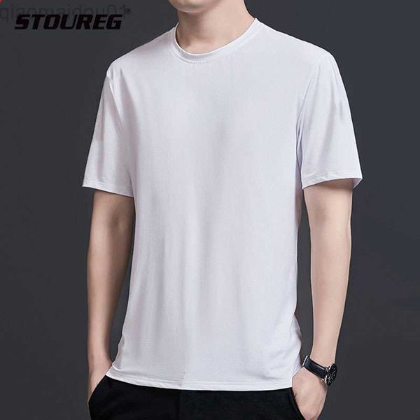 

men's t-shirts men's mesh breathable short sleeved running t-shirt quick drying summer gym fitness high elastic ice silk sports t-, White;black