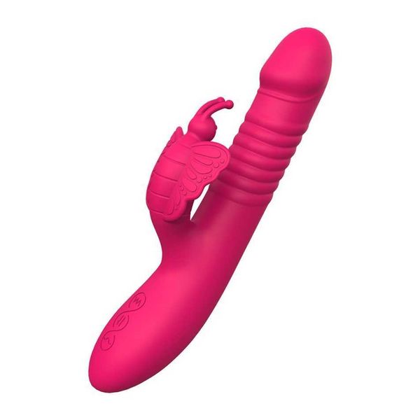

strict selection of butterfly telescopic vibrating rod strong female toy shock simulation masculine products factory sale