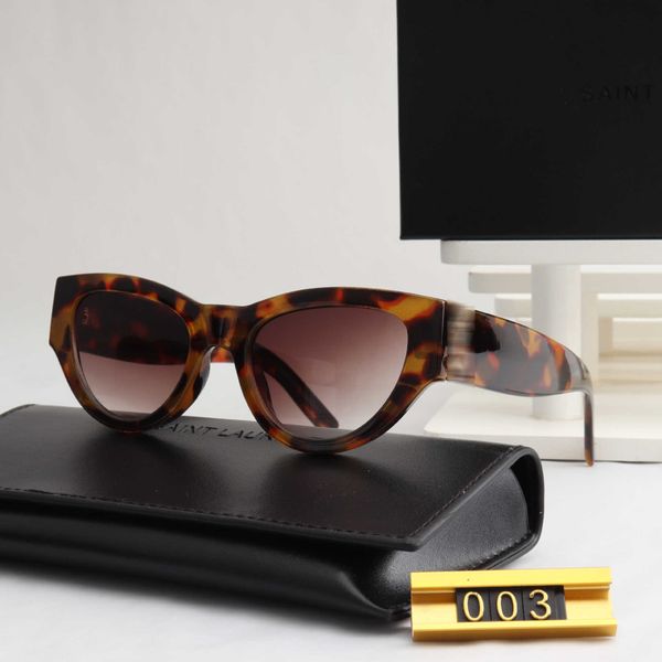 

2023 new ys family cat eyes small frame popular on the internet fashion ins street p sunglasses, White;black